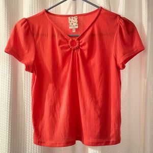 girls belle du jour summer blouse